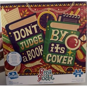 1000 Piece Goliath Risa Rodil Don't Judge a Book Jigsaw Puzzle Bonus Poster